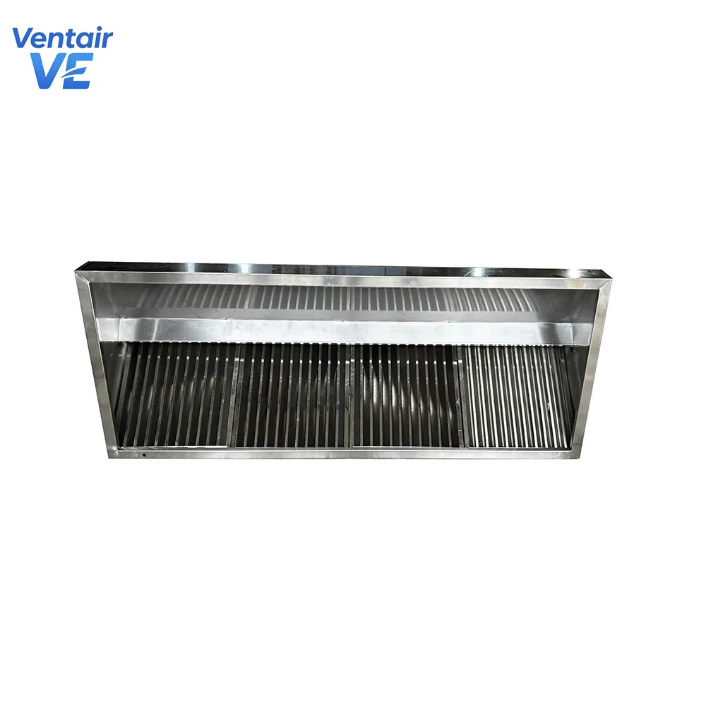 Stainless Steel Commercial Kitchen Hood with Customized Length