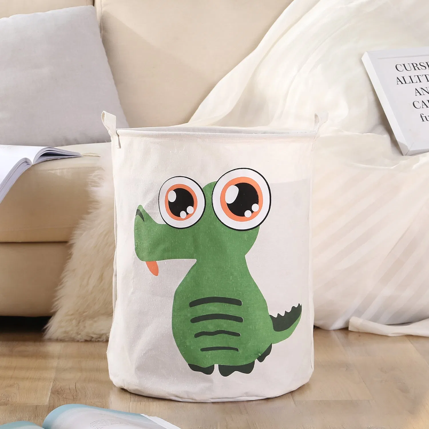Laundry Basket Toys Fabric Clothes Toy Storage Basket Miscellaneous Storage Box