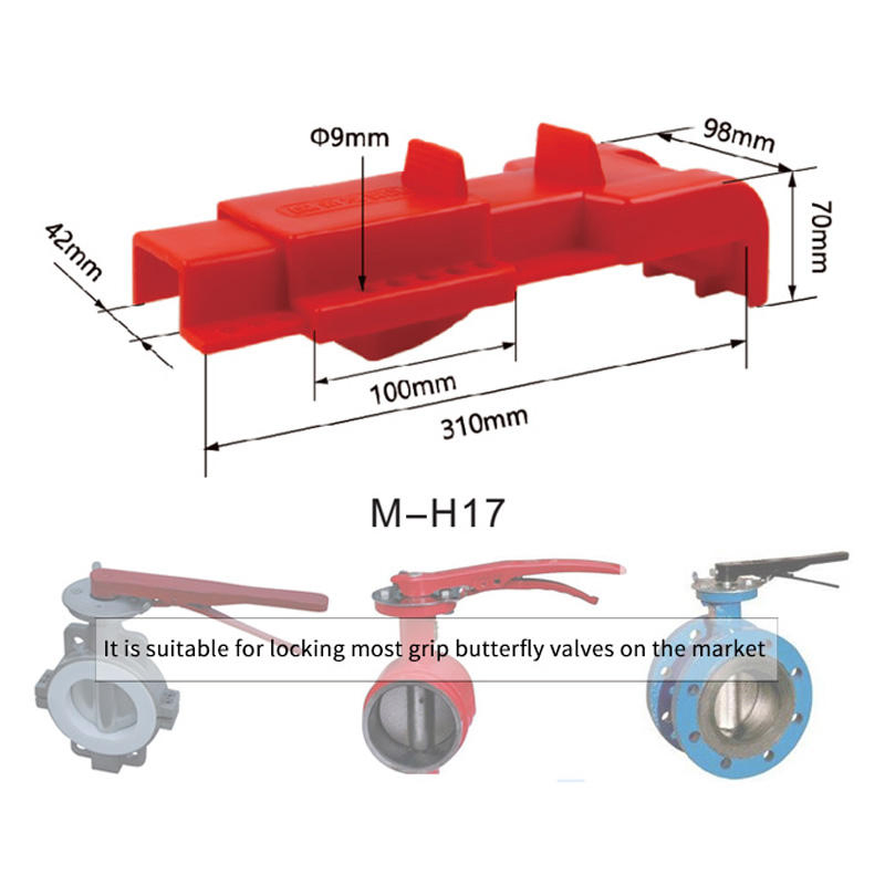 Universal Butterfly Valve Lockout Device for Safety Management