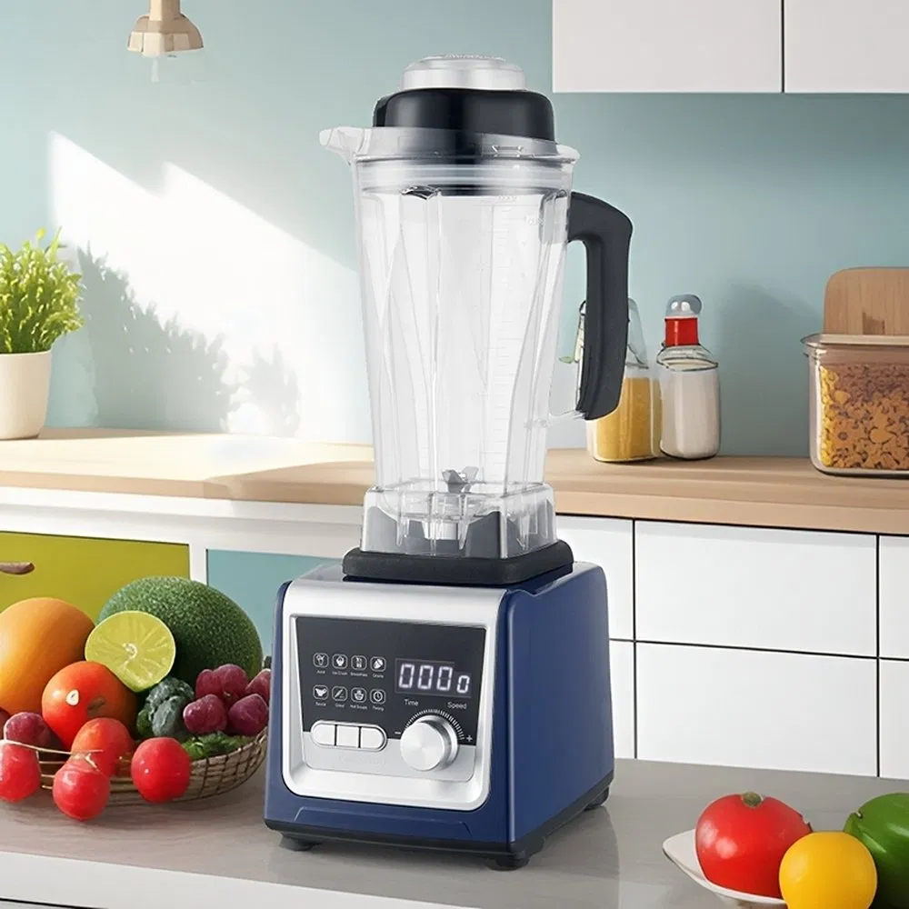 Plastic/Stainless Steel 2200W Multifunctional Push Button Control Type High Speed Food Blender