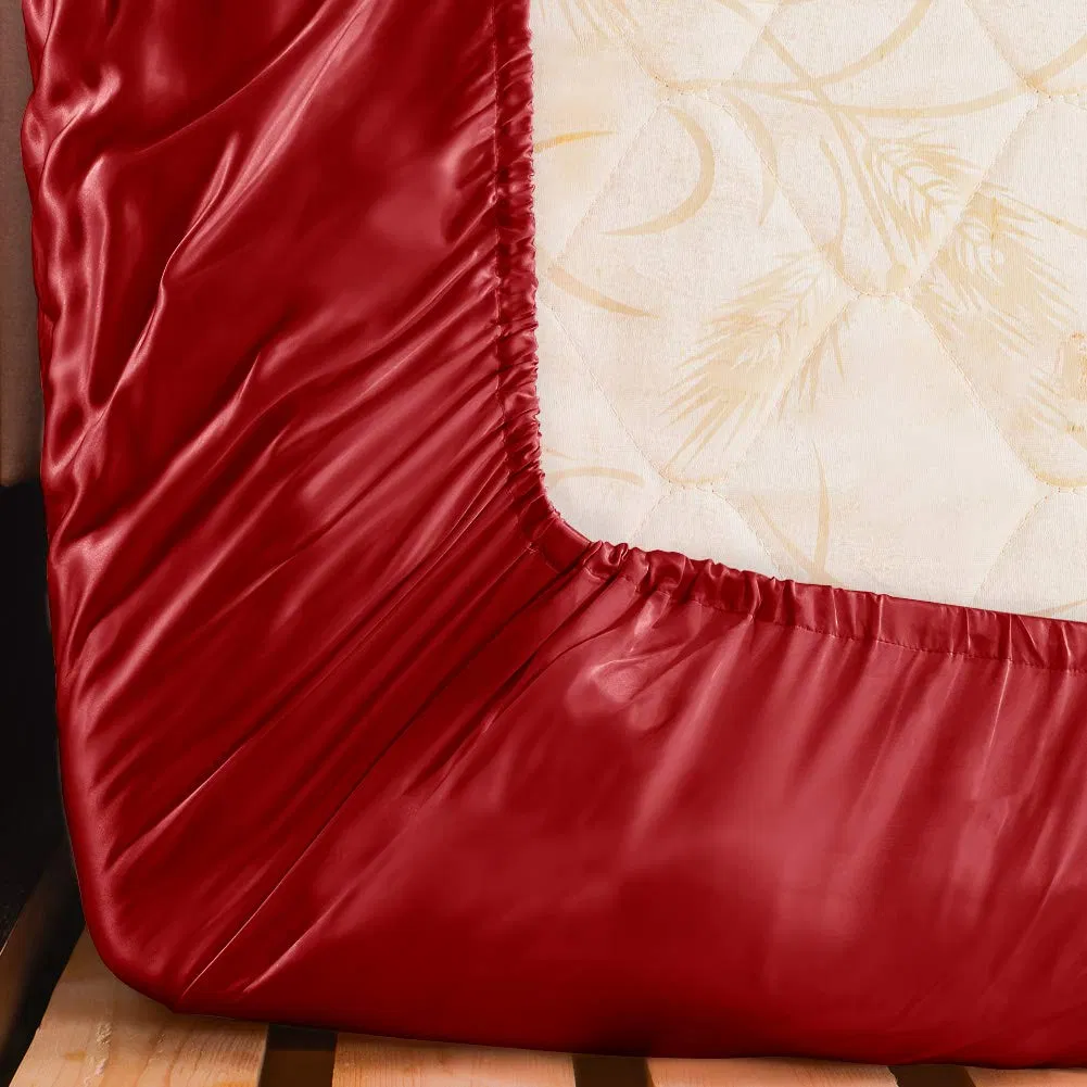 100% Pure Mulberry Silk Fitted Sheet Printed Silk Bedding Sets King Size Silk Sheets