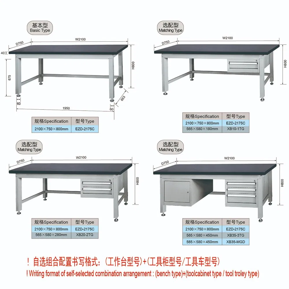 Medium Duty Workbench with Shelving System