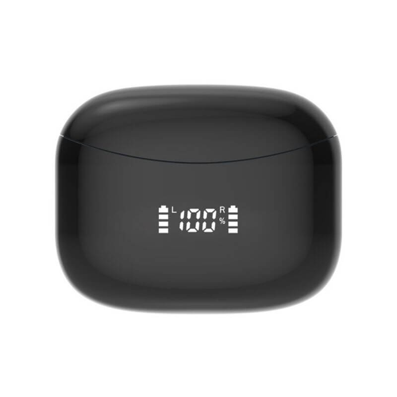 in-Ear Earbuds 60h Playtime with LED Power Display Charging Case Support Microphones