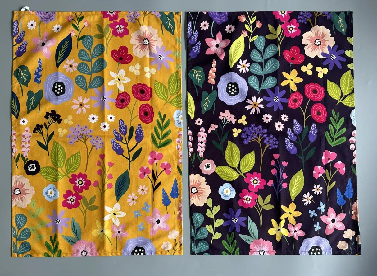 Hot Sales Custom Digital Printed Kitchen Napkin Tea Towels