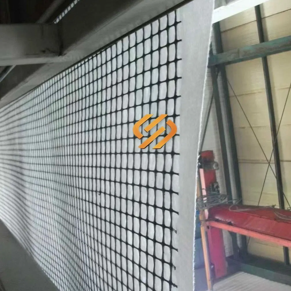 Combined Geogrid and Geotextile Biaxial Geogrid Bonded to Nonwoven Geotextile