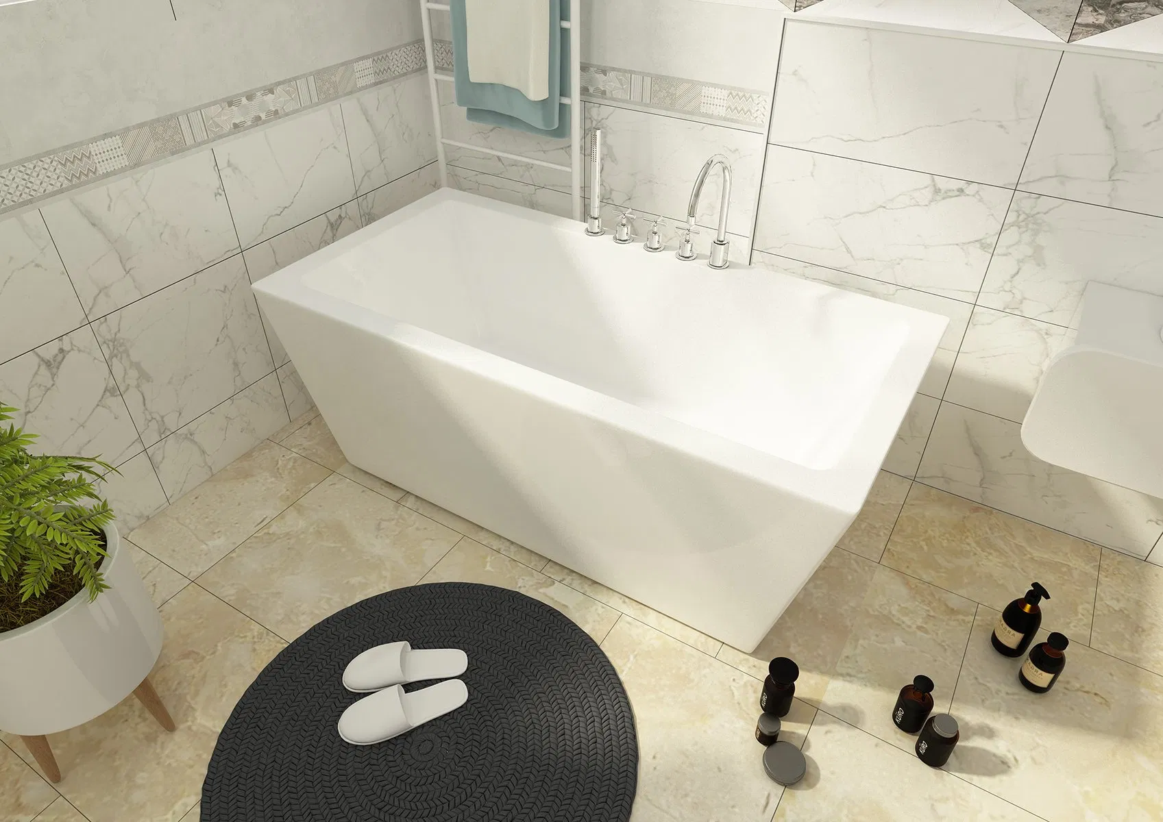 Hot Sale Cold Plunge Tub Acrylic Bathtub Best Seller Popular Style