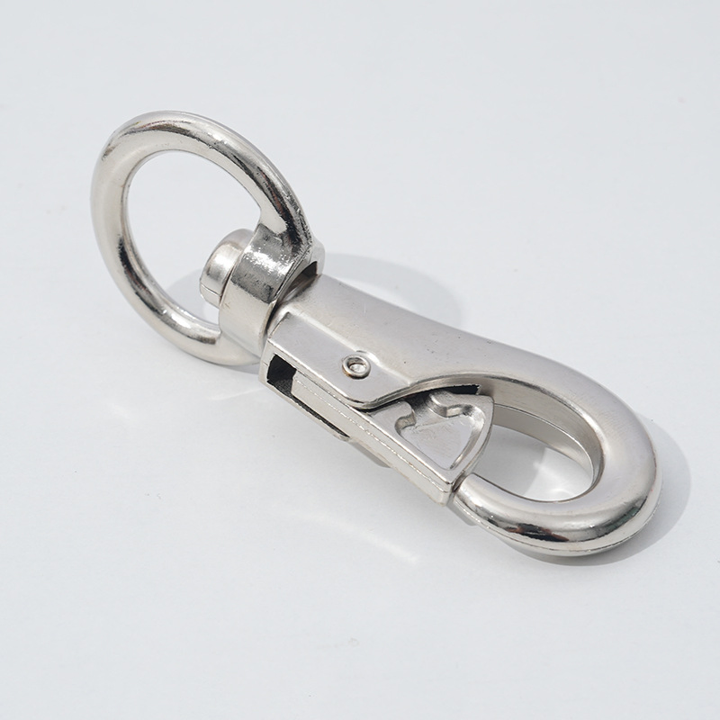 SS304 Universal Hook Rotating Ring Chain Spring Buckle/Dog Chain Accessory Joint Hook