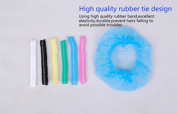 Disposable Bouffant Caps, Non-Woven Caps Multicolor