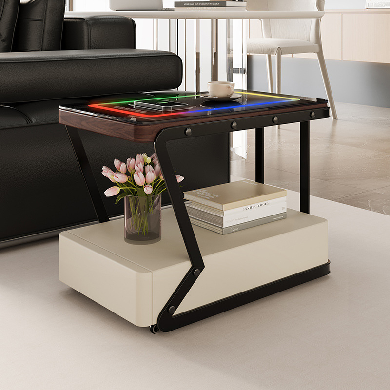 Мебель для гостиной деревянная шкаф диван столик боковой