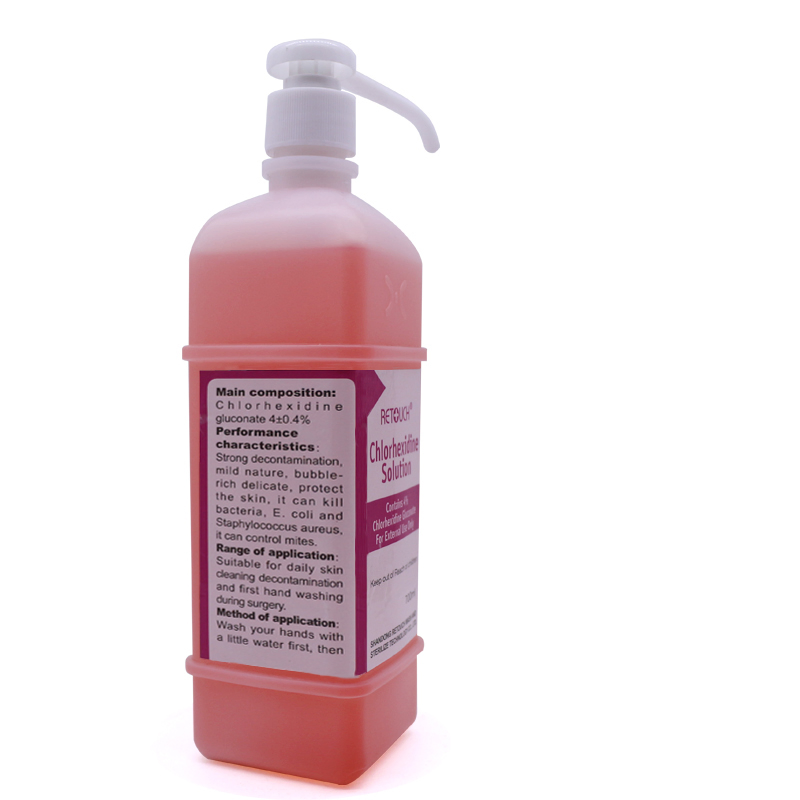 Handwash with Chlorhexidine 4% 700ml for Surgical Hand Sanitizer