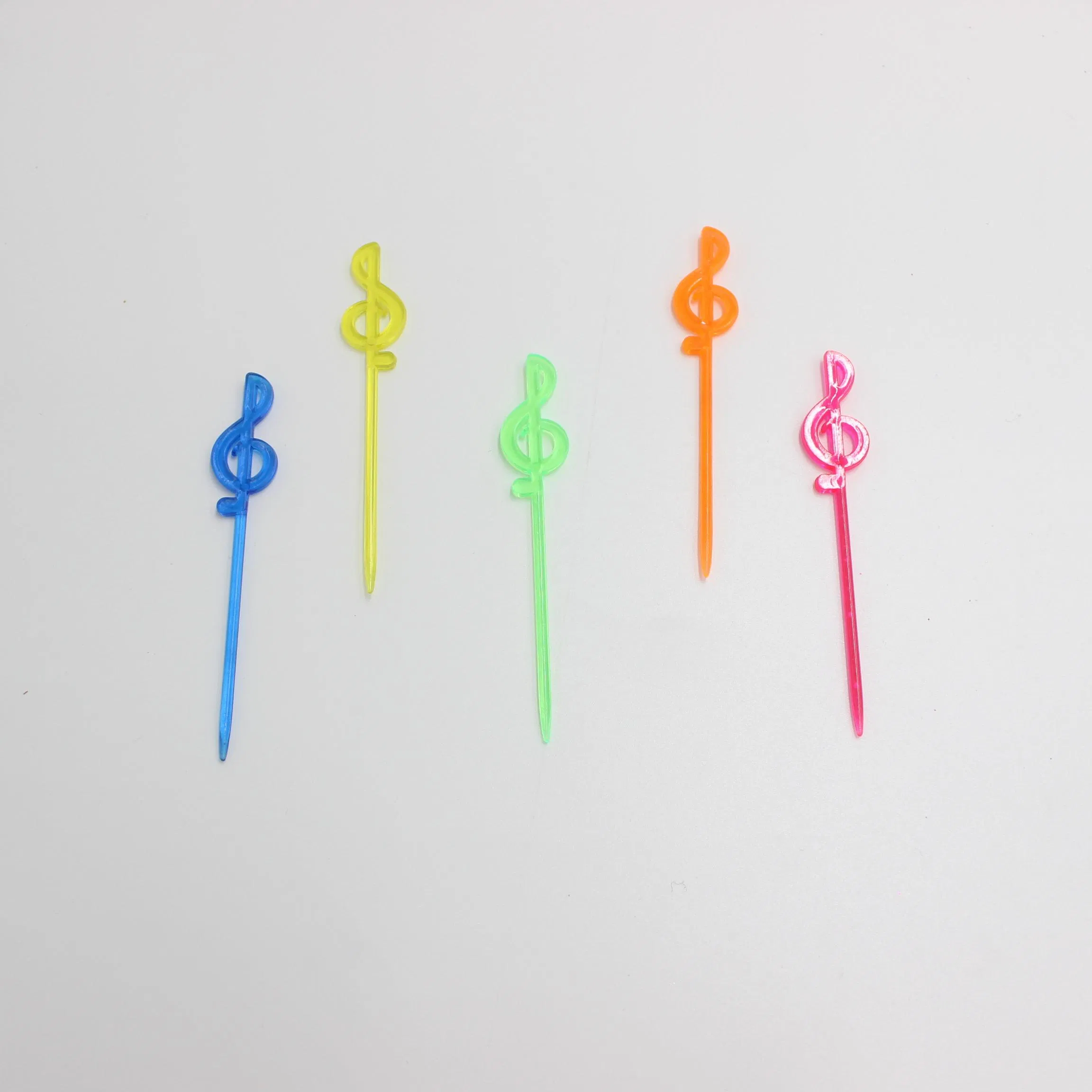Fun and Whimsical Cartoon Music Forks for Fruit Serving