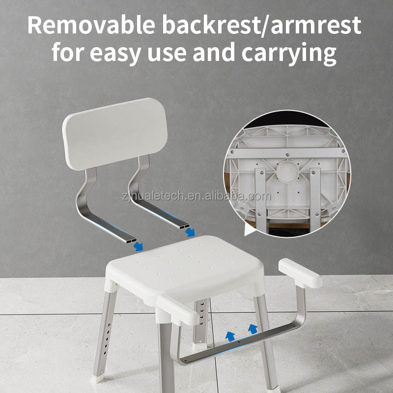 Hl-7202 Modern Designed Height Adjustable Shower Seats for Elderly Bathroom Shower Chair