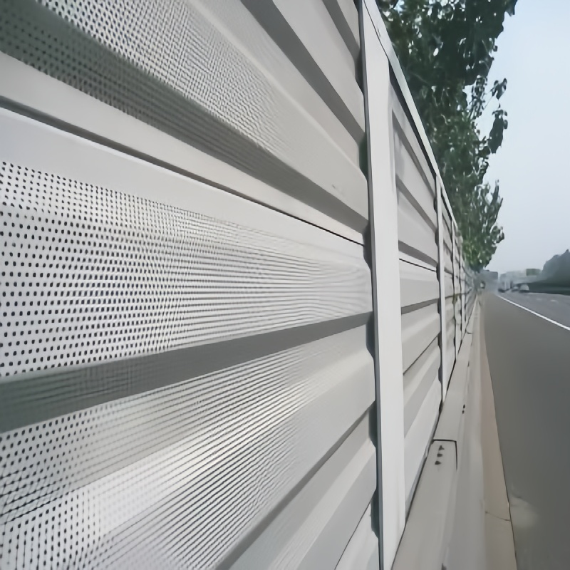 Sound Highway Reduction Micro Porous Acoustic Noise Barrier Panel 3D Modeling Included