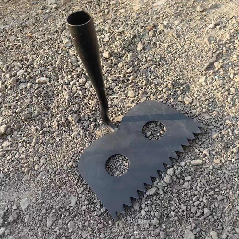 All Steel Manual Weeding Hollow Hoe Handheld Hoe Garden Digging Tool