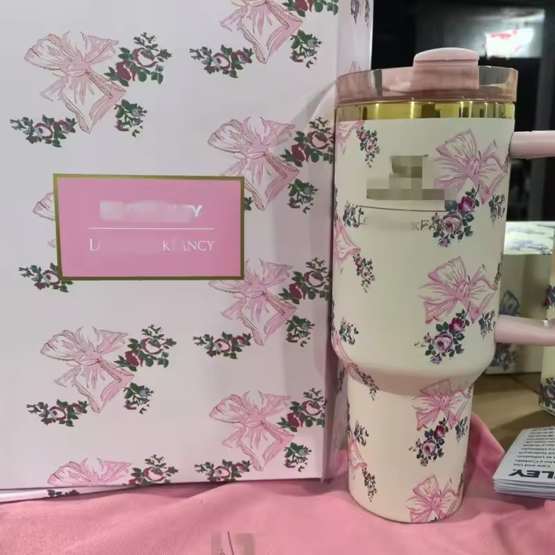 Термос 40 oz с трубочкой, двойные стенки 304 нерж. сталь