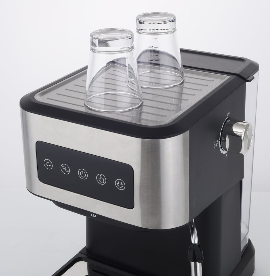 Espresso Coffee Machine Milk Frother Digital Touch Screen 15 Bar Italian Pump Pressure Espresso Cappuccino Coffee Machine