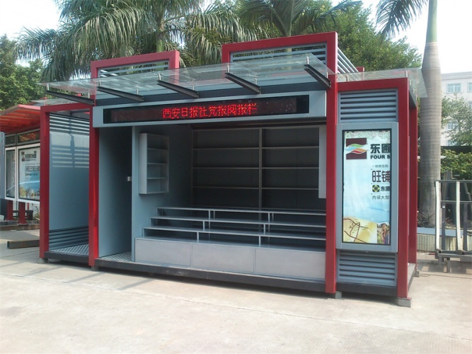 Street Mobile Advertising LED Outdoor Food Kiosk with CE