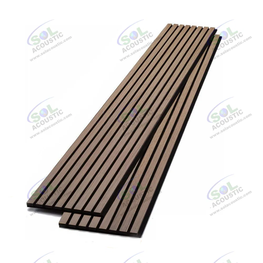 Sol Acoustic Wooden Sound Foam Isolation Slat Wall Panel