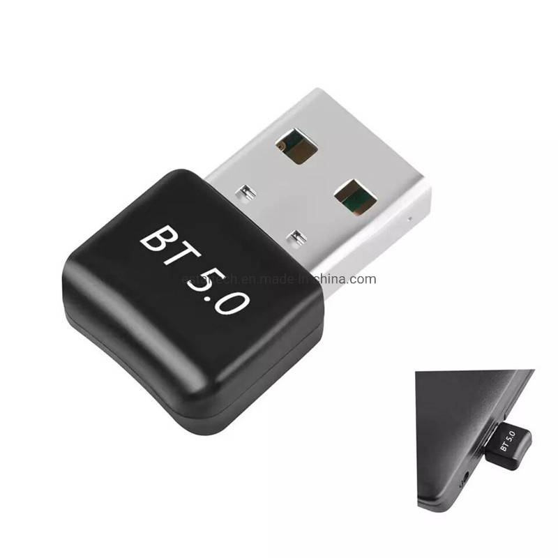 New Arrival Stable Transmission Mini USB Computer Wireless Bt 5.0 Dongle Adapter