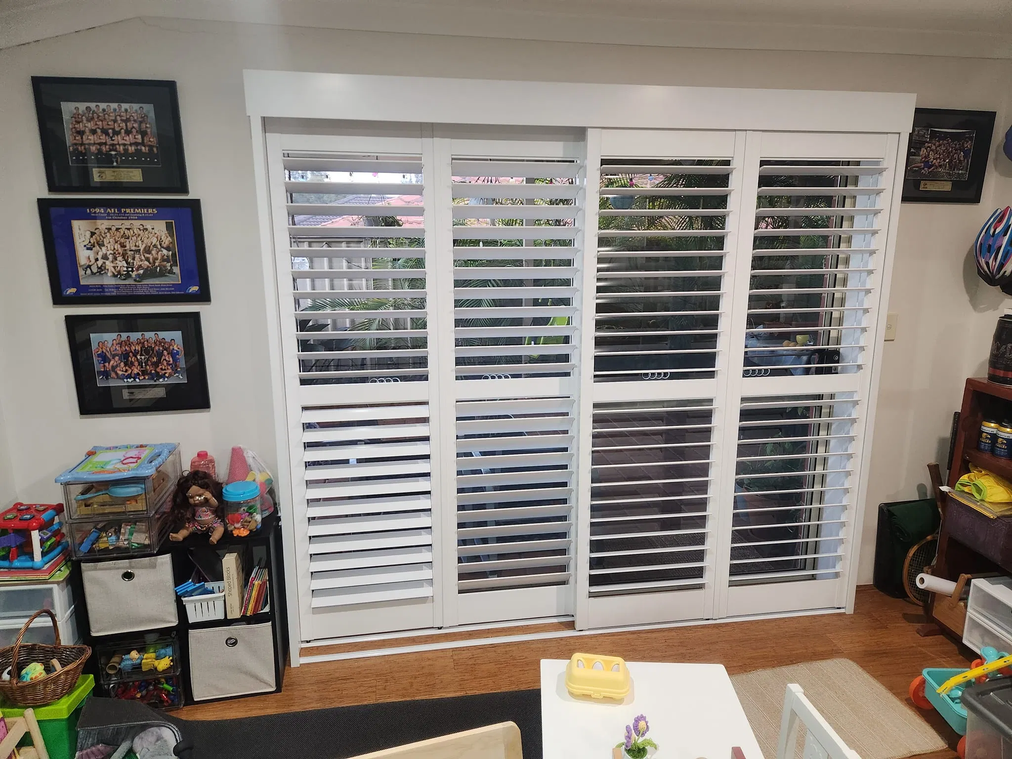 More of Our Sliding Doors Shutter Beautiful PVC Plantation Shutters