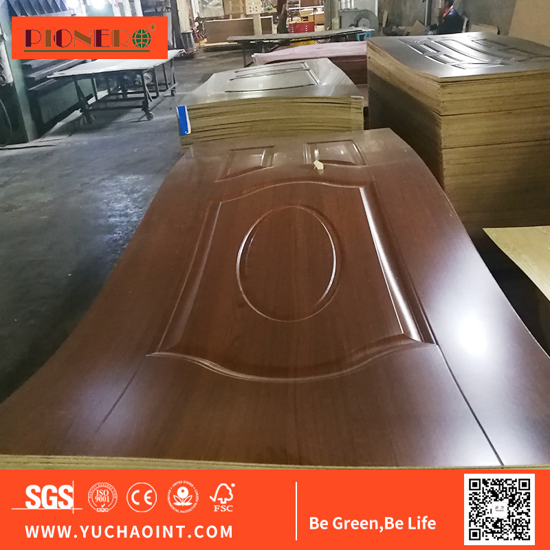 Factory Price Veneers Lamintated Molded HDF Door Skin Used Door