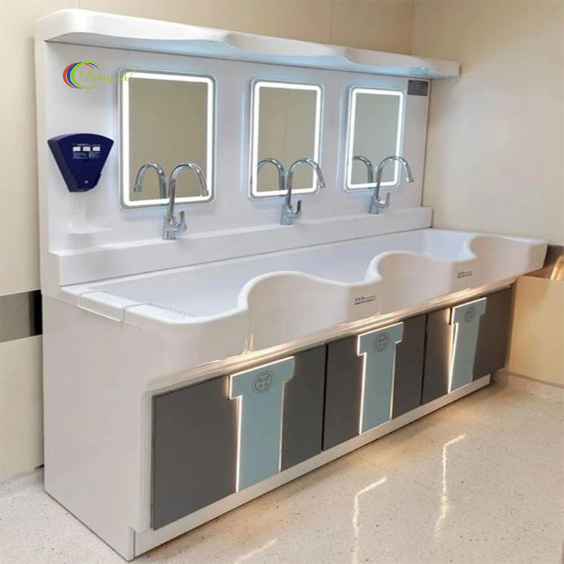 Eco-Friendly 304 Stainless Steel Sink for Hospital Hand Hygiene