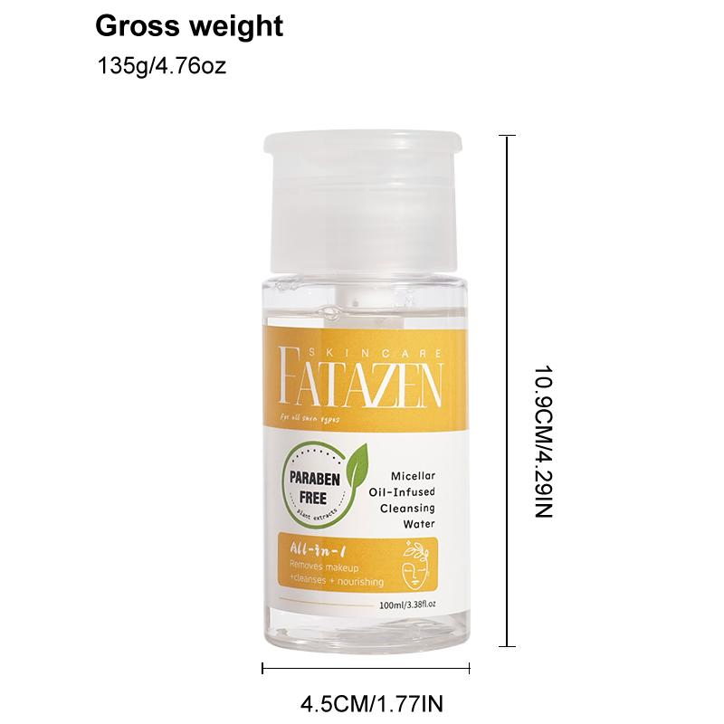 Deep Cleaning Water-Oil Combination Face Eye Base Facial Cleanser Makeup Remover