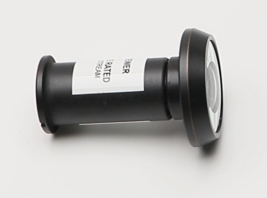 My160b-Orb Solid Brass Door Viewer, Oil Rubbed Bronze Finish