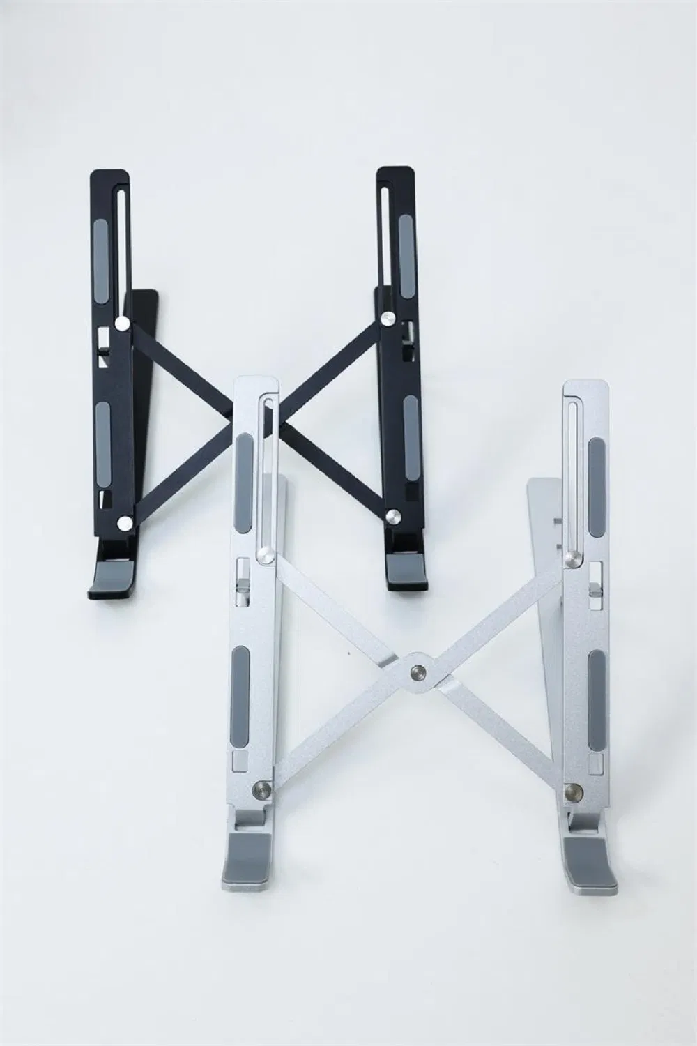 Adjustable Laptop Stand, Ventilated Portable Ergonomic Notebook Riser for Desk, Multi-Angle Adjustable Portable Anti-Slip Mount Wbb18181