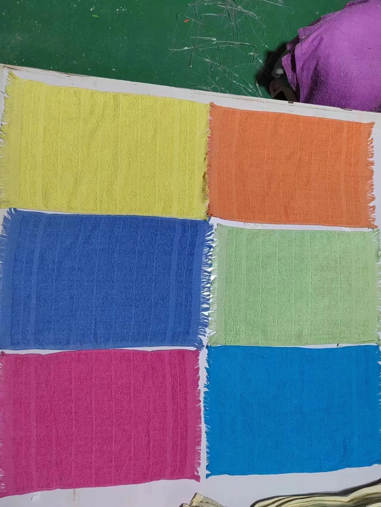 Kitchen Towel Hot Transfer Printing and Plain Colors Tea Towel Cotton Soft Printed Square Napkin Custom Logo Promotional Tea Towel