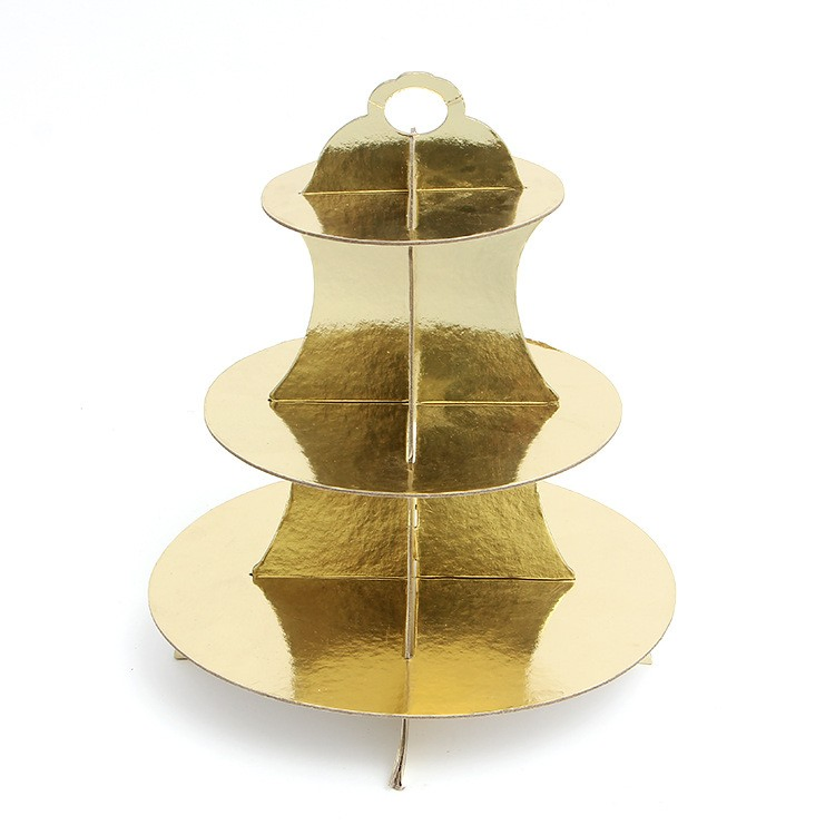 Cake Display Table Decoration Wedding Dessert Tray Silver Glod Cake Stand