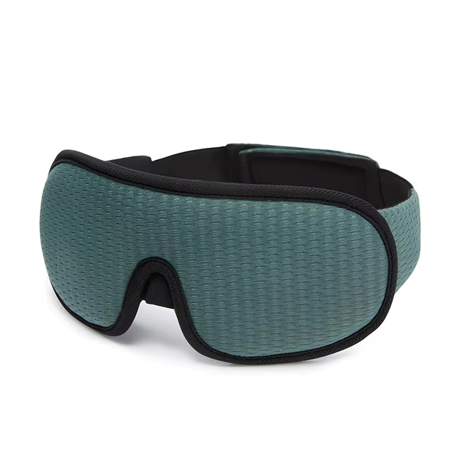 Sleep Eye Mask with Adjustable Soft Comfort Eye Shade Block out Light Warm and Cool Double-Sided Use