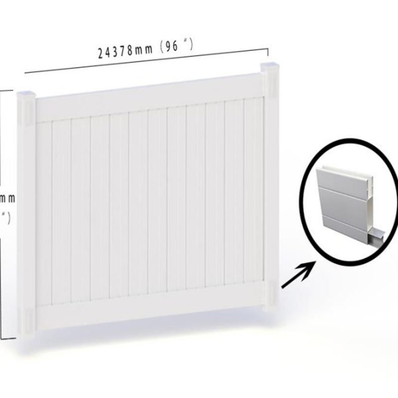 Wholesale PVC Fence Plastic Outdoor Vinyl Fence Panels & Privacy Fence Profiles Companies PVC Profiles for Sale