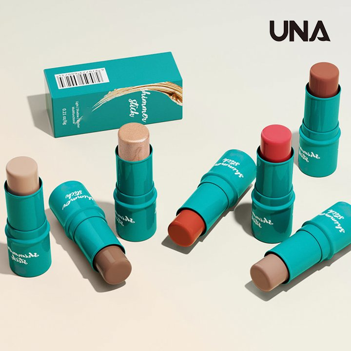 7 Colors Private Label Loose Powder Bronzer & Highlighters Bronzing Stick Brightening Cushion Contour Highlighters