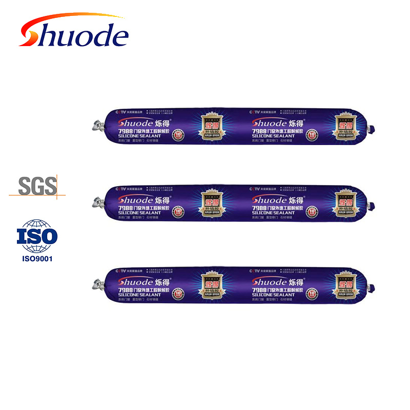 Neutral Silicone Sealants for Glass and Wood Sausage Adhesive Sealant Solutions