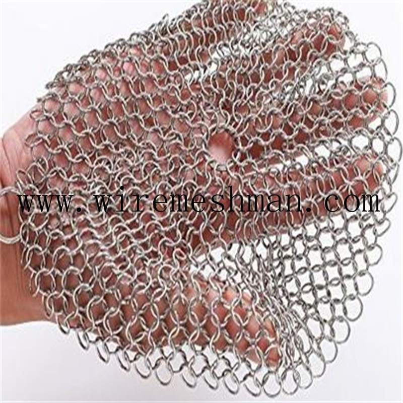Made in China Stainless Steel Chainmail Cookware Cleaner