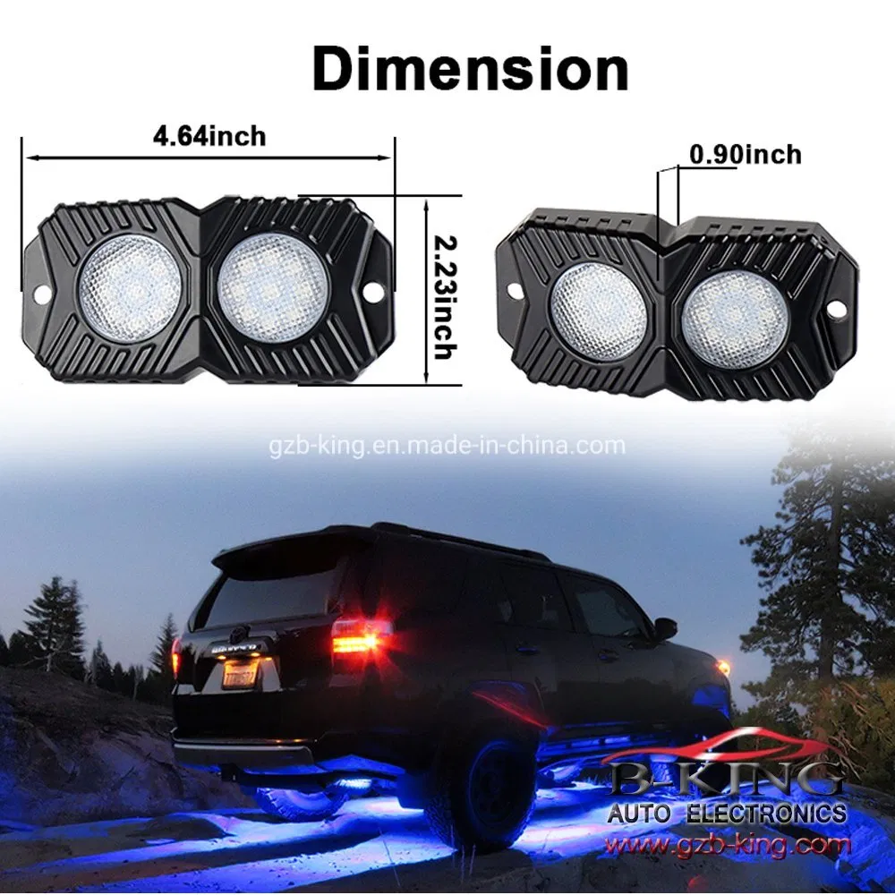 Комплект RGB LED подсветки днища B-KING, 4 шт