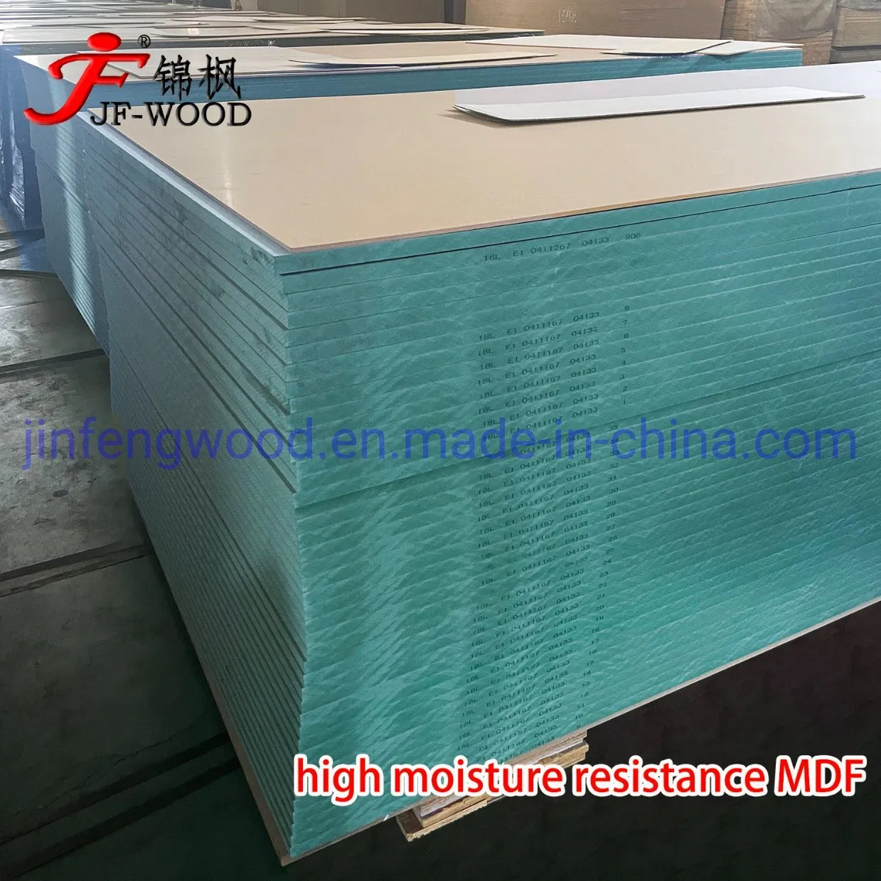 Fire Rated Hmr High Moisture Resistance MDF Waterproof MDF Normal MDF Raw MDF Board Plain MDF