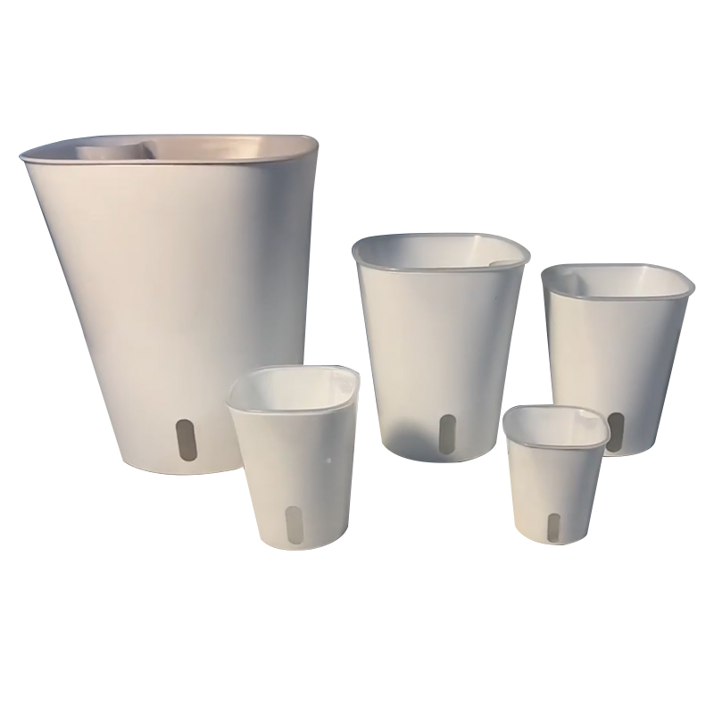 Кашпо с автополивом 5 см, пластиковое, зеленое