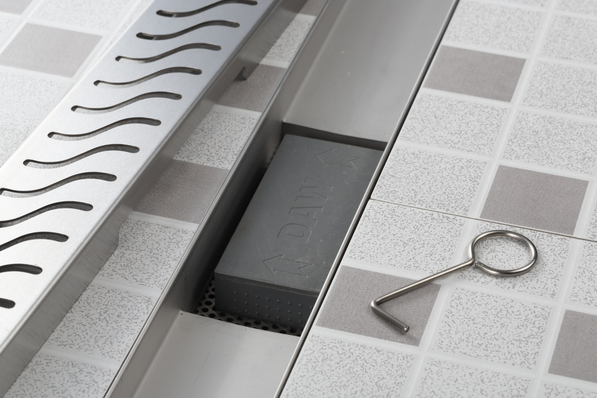 Innovative Linear Shower Drain Insert for Efficient Water Drainage