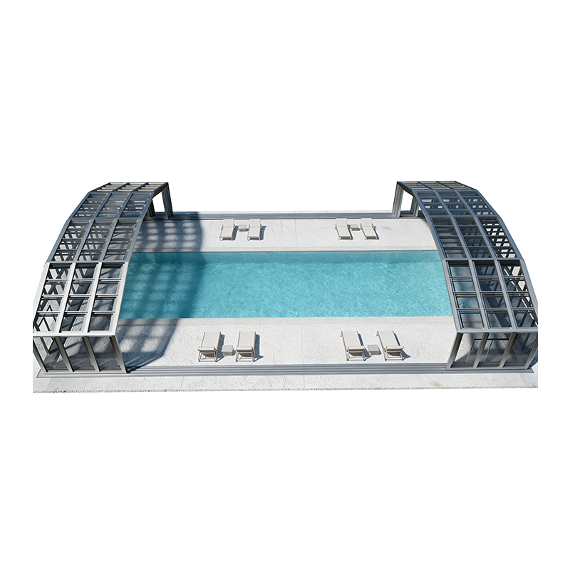 Aluminum Alloy Waterproof Pool Enclosure for Energy Saving