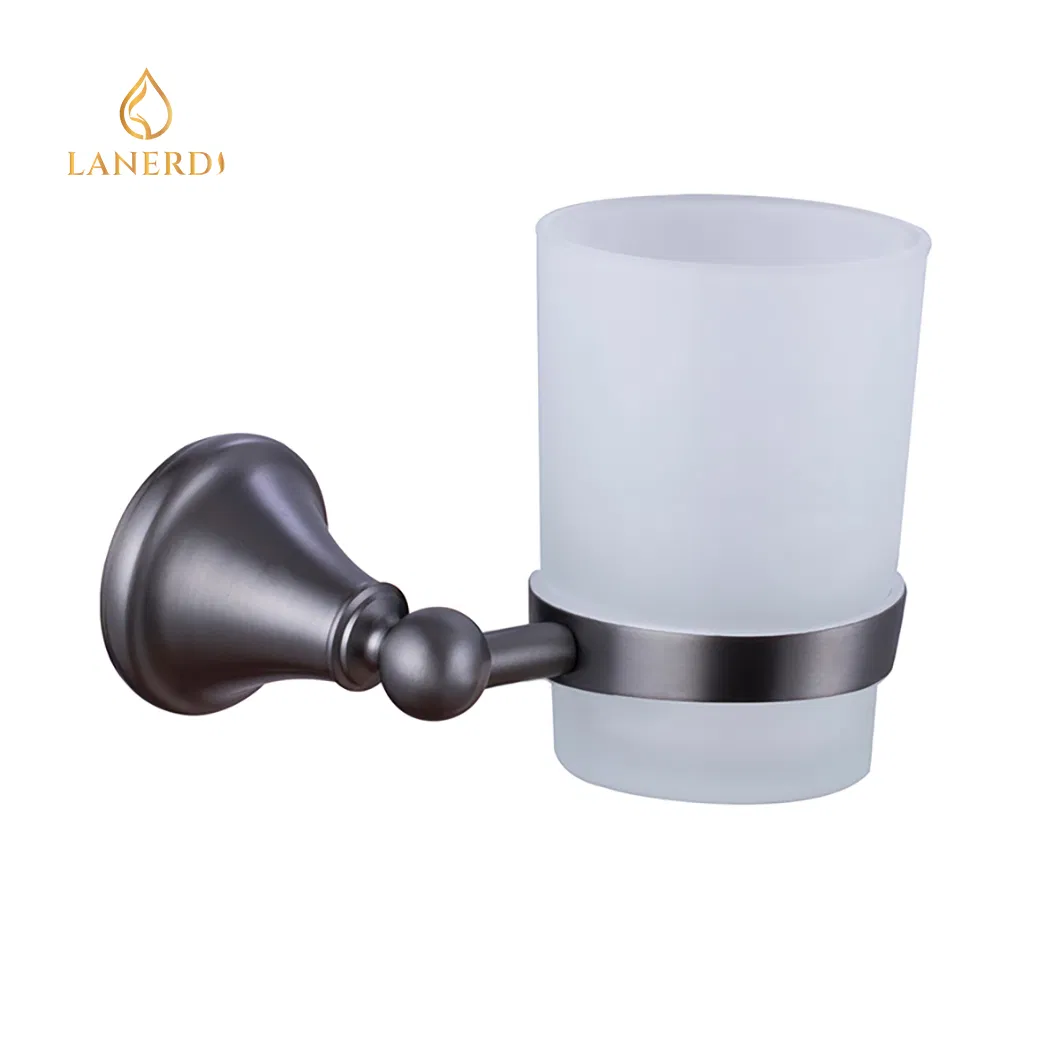 Мыльница настенная квадратная Gun Metal