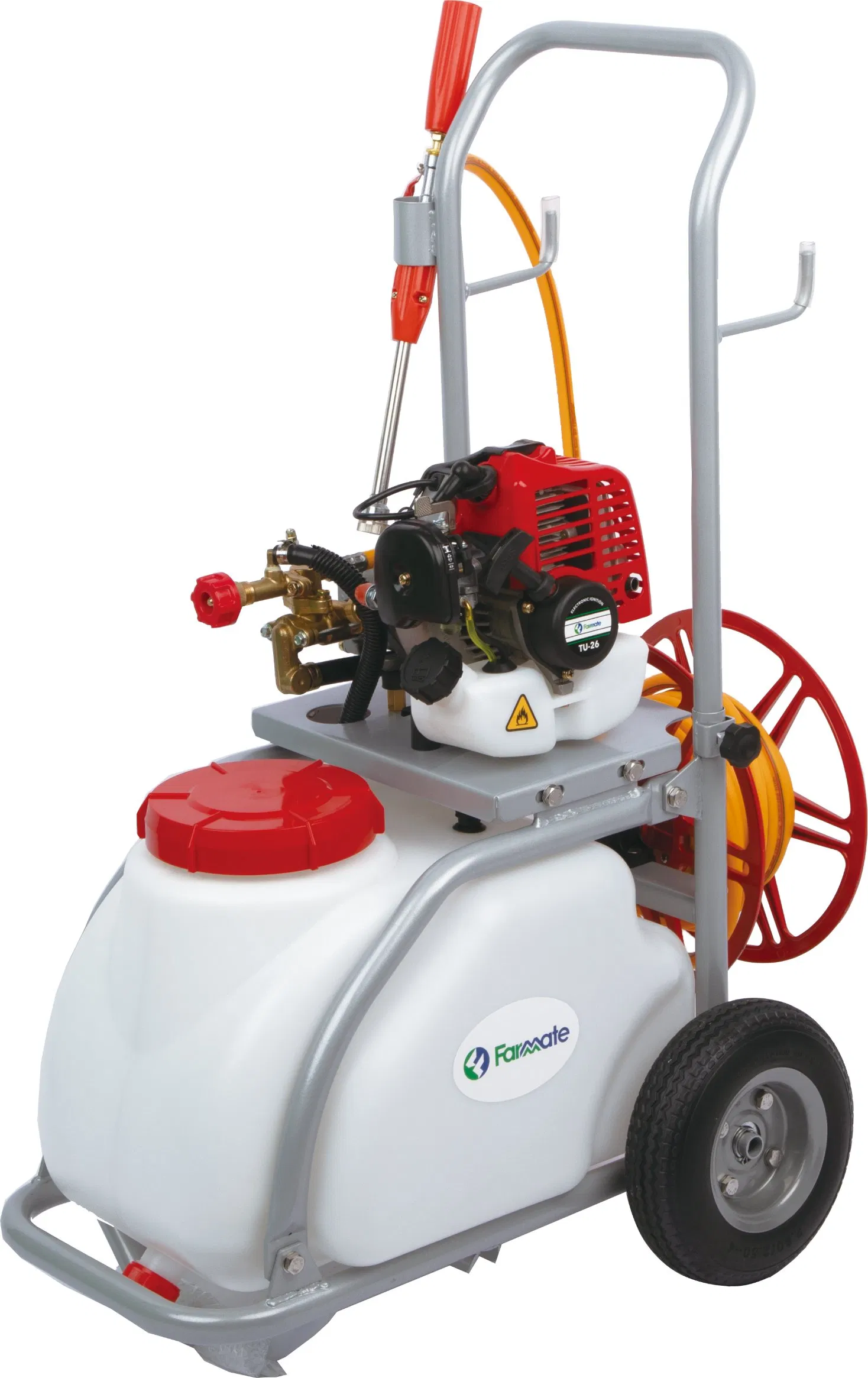 Trolley gasoline engine power sprayer TF-45/168F/RH