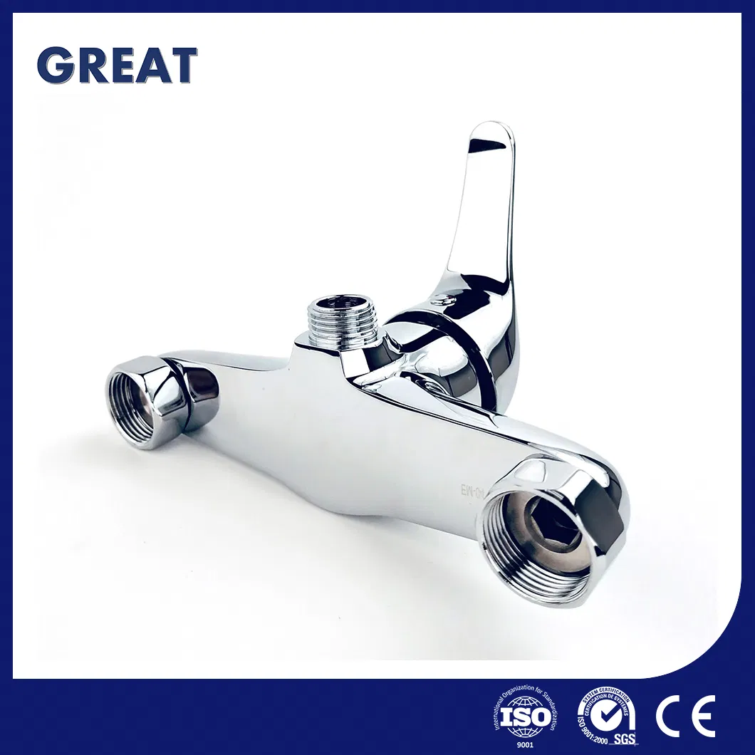Great Trim Shower Faucet Suppliers High-Quality Bathroom Taps Shower Faucet Gl21105A1 Chrome Single Lever Shower Faucet Waterfall Shower Faucets with Valve