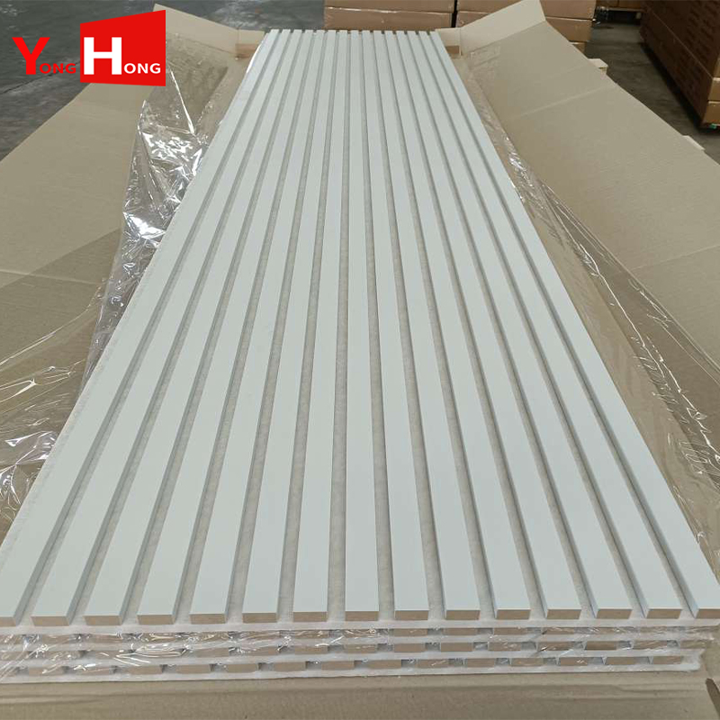 3D Customized Decorative Soundproof Wall Covering Pet Polyester Fiber Wood Veneer Felt Acoustic Panel