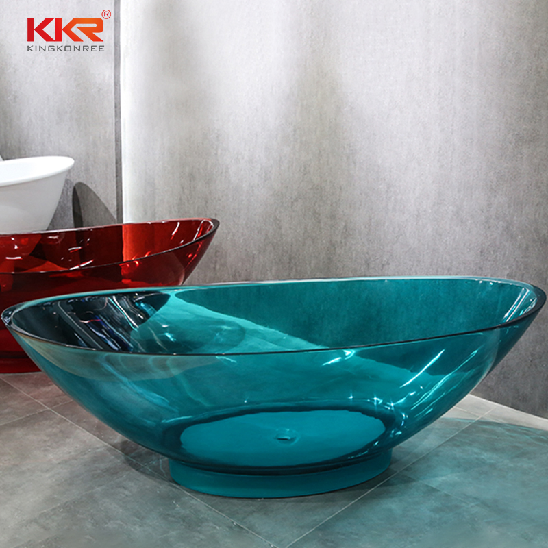 Современная овальная акриловая ванна