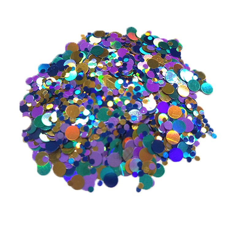 Irregular Shape Cosmetic Grade Eyes, Face, Body Chunky Glitter