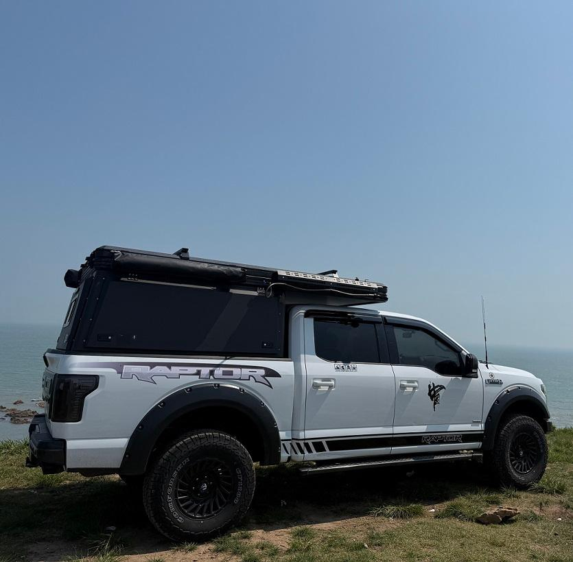 Тяжелый алюминиевый кемпер-кэнопи для внедорожного пикапа 4x4