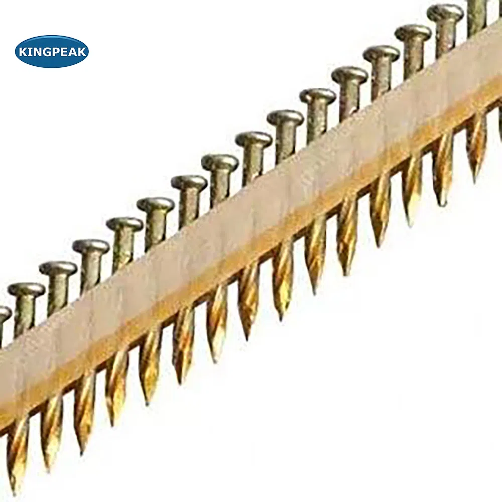 90mm Head Galvanized Steel Strip Framing Nails