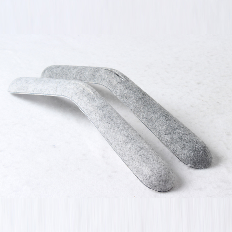 New Design Coat Hanger Thermoforming Pet Felt Customized Color Size Non Woven Clothes Hangers for Home Wadrobe